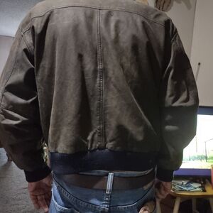 Men's Brown Bomber Jacket